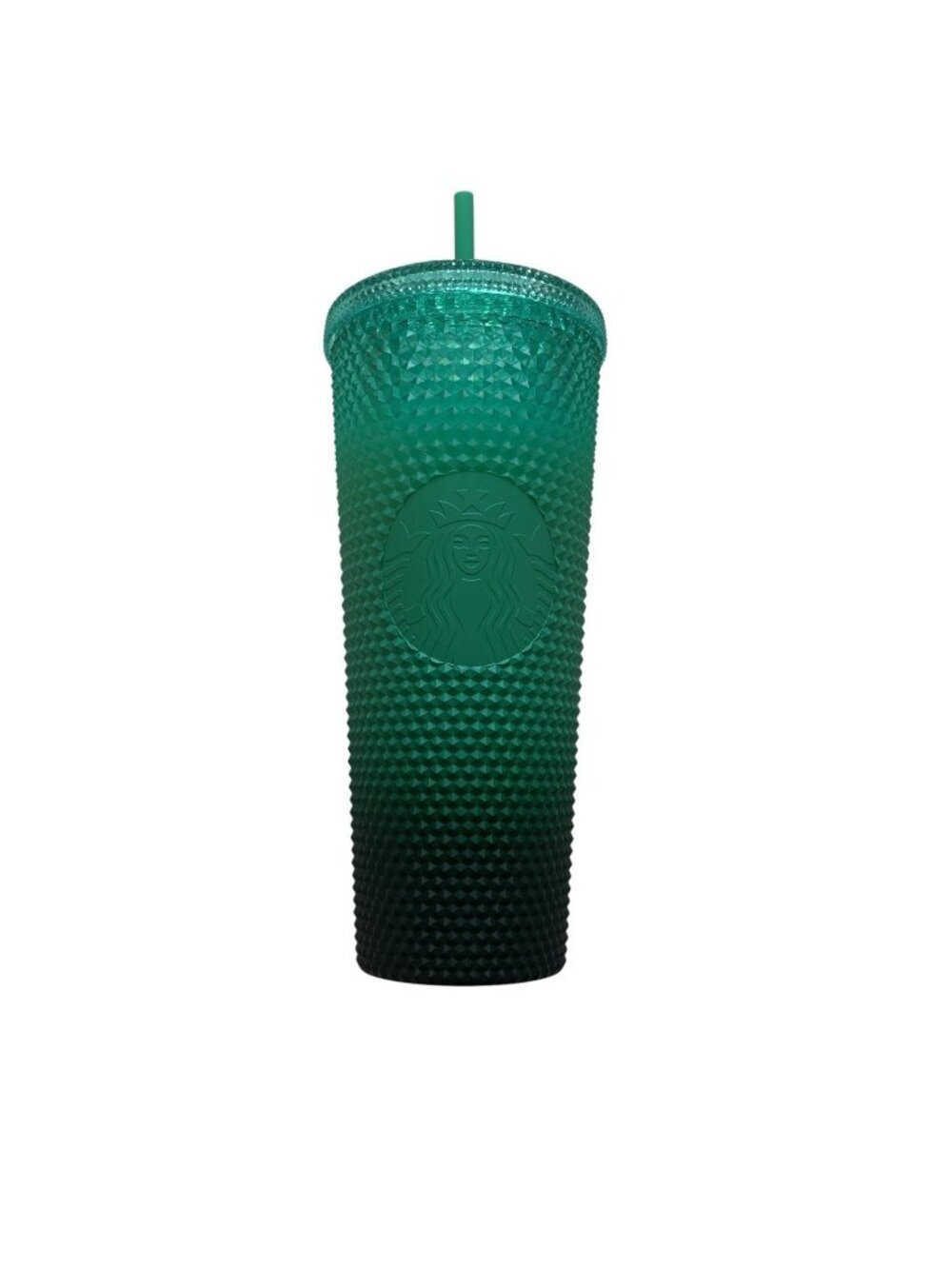 NEW Starbucks Holiday 2022 Green Gradient Studded Venti Tumbler Cup